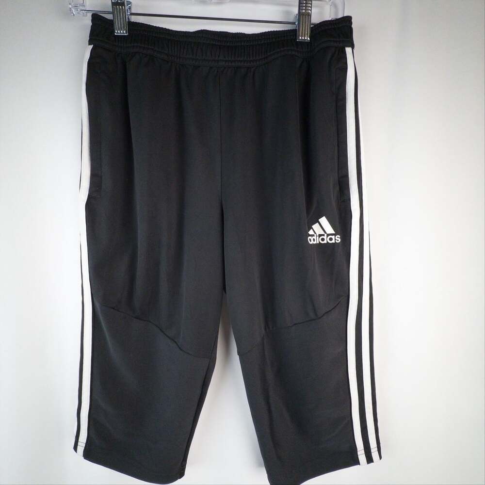 Adidas Tiro 19 3/4 Pants Black White Size 14Y Youth